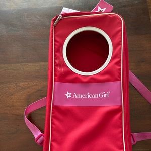 American Girl carrier book bag.